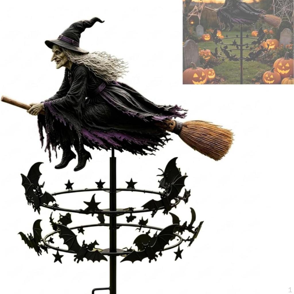 Die Hexengarten Windrad Skulptur für Rasen, Garten, Außenbereich