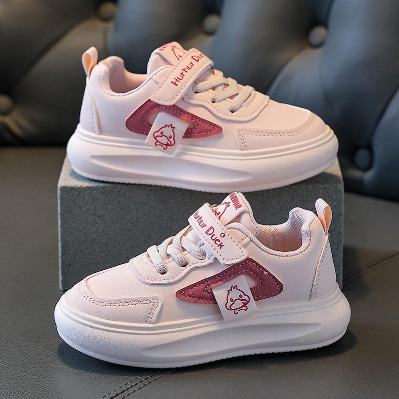 Frühling und Herbst rutschfeste Kinder kleine weiße Schuhe mittlere und große Kinder Babyschuhe