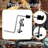 Cymbal Arm Percussion Instrument Accessories Portable Easy Installation Sturdy To Use