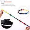 Organize Your Cables with 60PCS Reusable Fastening Velcro Cable Ties - 6 Inch Cable Management Ties in 6 Colors, Adjustable Cord Ties with Hook and