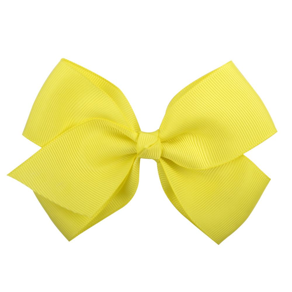 1pcs 4.5 Inches Sweet Candy Color Hair Bows With Clip Kids Girls Boutique Handmade Hair Clip Hairgrips Hair Accessories