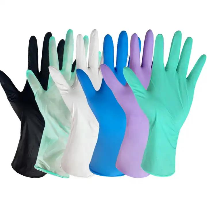 cooking cleaning mechanic heavy duty latex free powder free 12 inches nitrile glove disposable nitrile gloves S