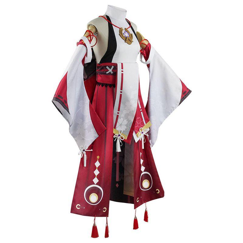 Yae Miko Cosplay Costume Anime Character Game Replica Full Set Yae Miko Cosplay Stage Performance Outfit