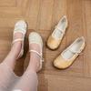 Cheongsam Flat Shoes Hanfu Shoes Non-slip Light Mouth Comfortable Grandma Shoes Satin Surface Retro Cloth Shoes