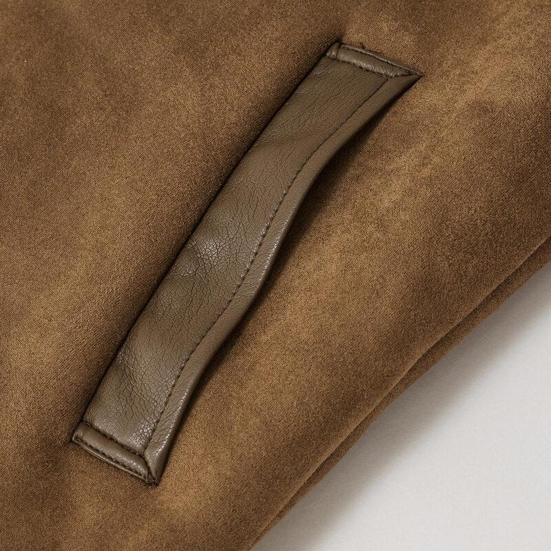 IEF Women's Elegant Frosted Leather Jacket