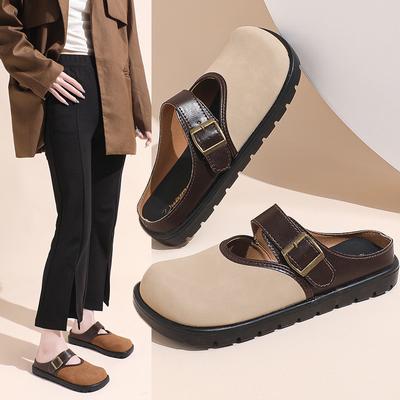 Damen Sommer Neue Dicke Sohle Rutschfeste Gürtelschnalle Lässige Slip-on Sandalen