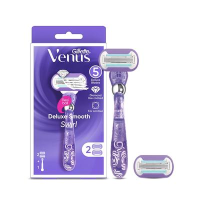 Venus Swirl Damrakhyvel + 2 Rakblad, 1 Set