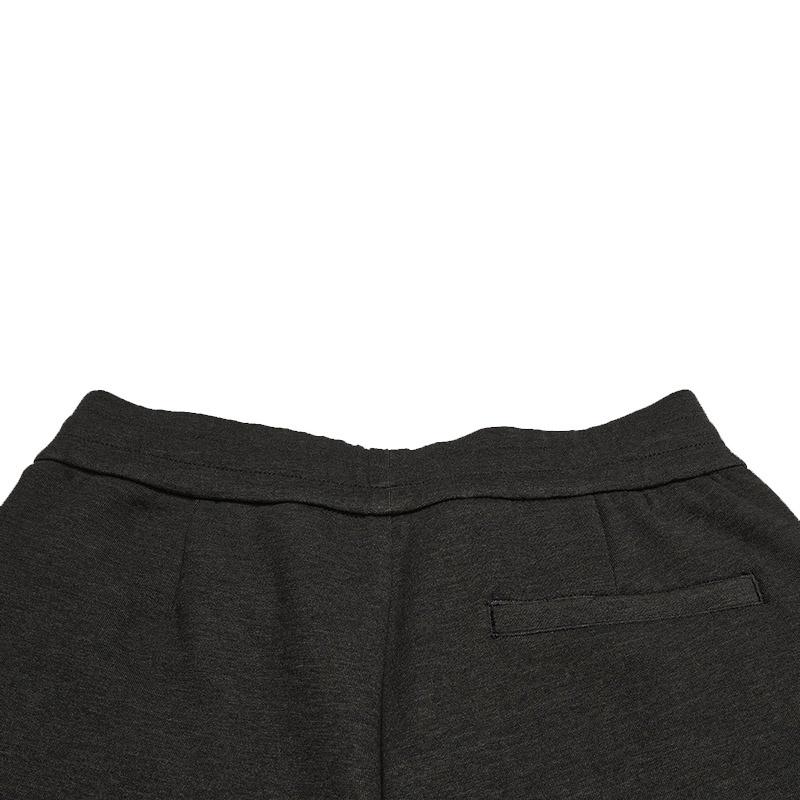 FILA Milano Series Fashion Simple Comfortable Versatile Casual Knit Sports Pants Women bottoms Dark-Heather-Gray F11W615605FMG