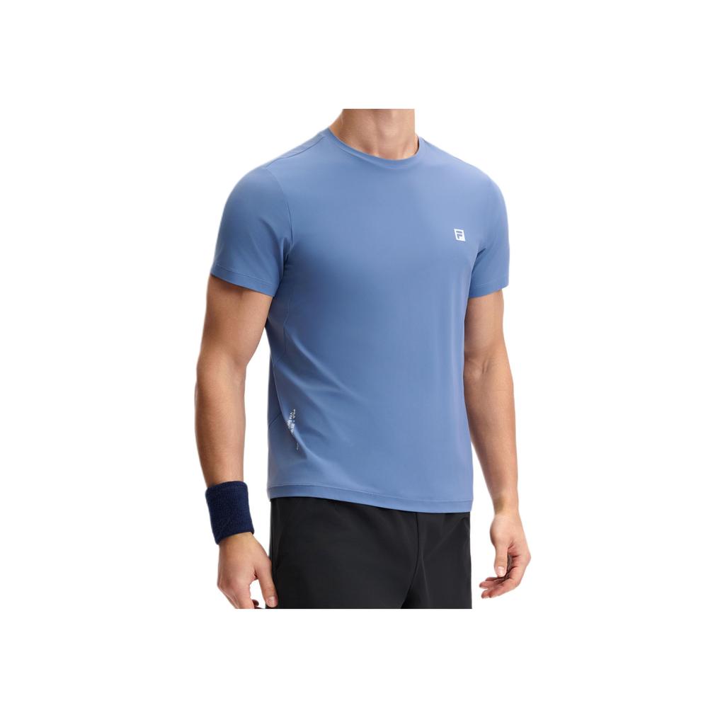 New FILA Fitness T Shirt Men's Moonlight Blue A11M521127F-RB