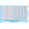 NT Std Licence Plates - 2 X 5-pair - 1/25 Water Decal - Waterslide, 1/25