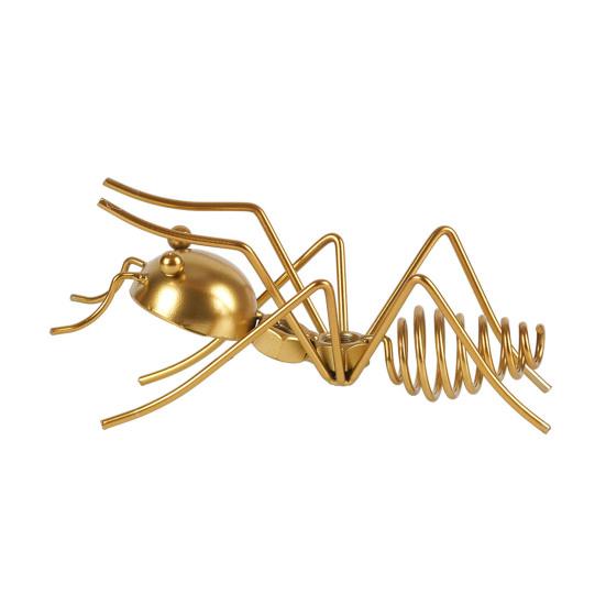 Ant Shaped Wine Holder Metal Rack, Freestanding Bottle Holder,Stable Retro Solid Stand Art Ornament Red Stand, for Home Kitchen Bar Decor Eye-catching