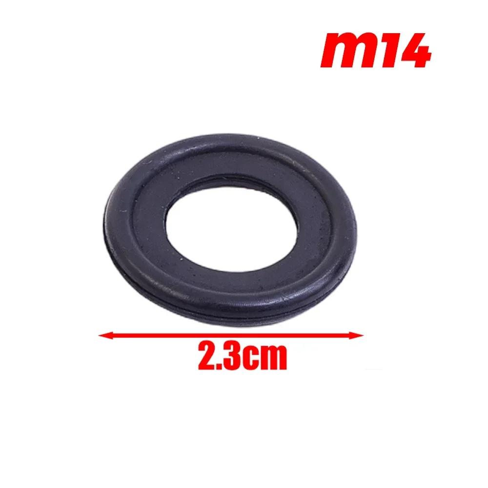 

Универсальный поддон двигателя автомобиля Винт слива масла Резиновая прокладка M12 M14 Пробка слива масла Уплотнительное резиновое кольцо Автоаксессуары 10pcs