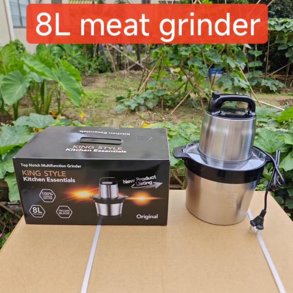 Fufumachine 12L Multifunctional Meat Grinder & Vegetable Mixer, Stainless Steel Baby Food Maker