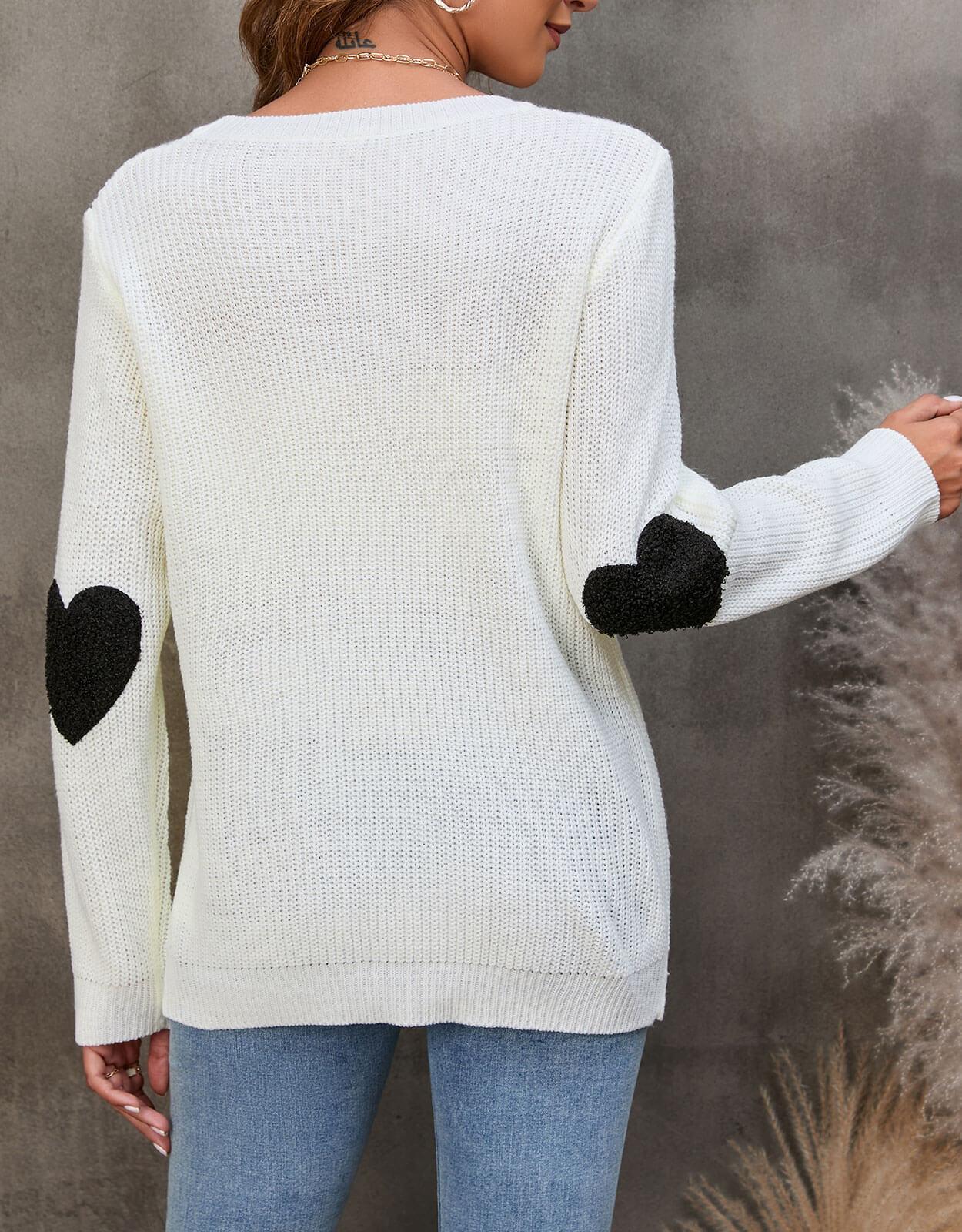 Женский осенне-зимний однотонный свитер с круглым вырезом XXL бежевый — фото 5