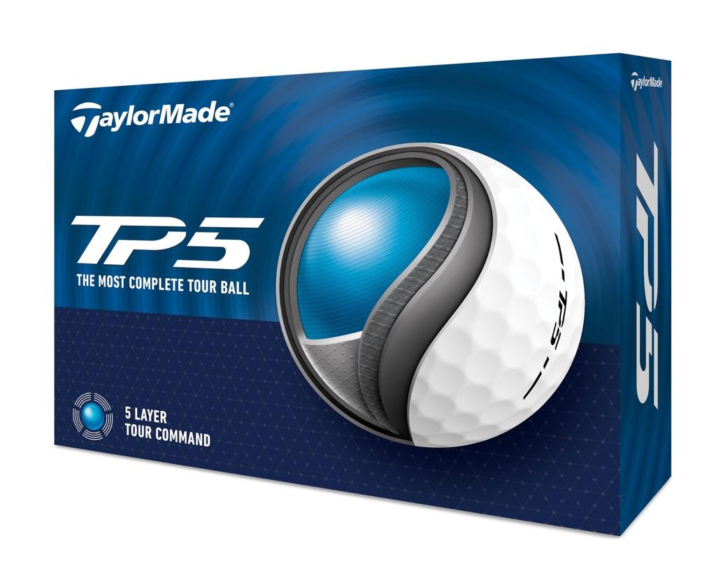 TaylorMade TMJ24 TP5 JPN 12-Pack TP5 Golf Balls, 2024 Model, White