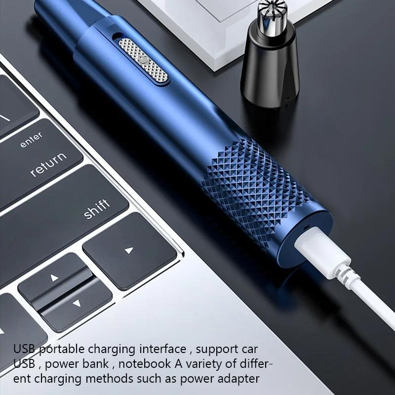 Mini Cortadora De Pelo De Nariz Con Carga USB, Mini Cortadora De Pelo Portátil De Alta Calidad