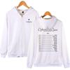 Felpa Casual Unisex Taemin Lettere Effimere Stampata Felpa con Cappuccio Moda Hip Hop Abbigliamento Street