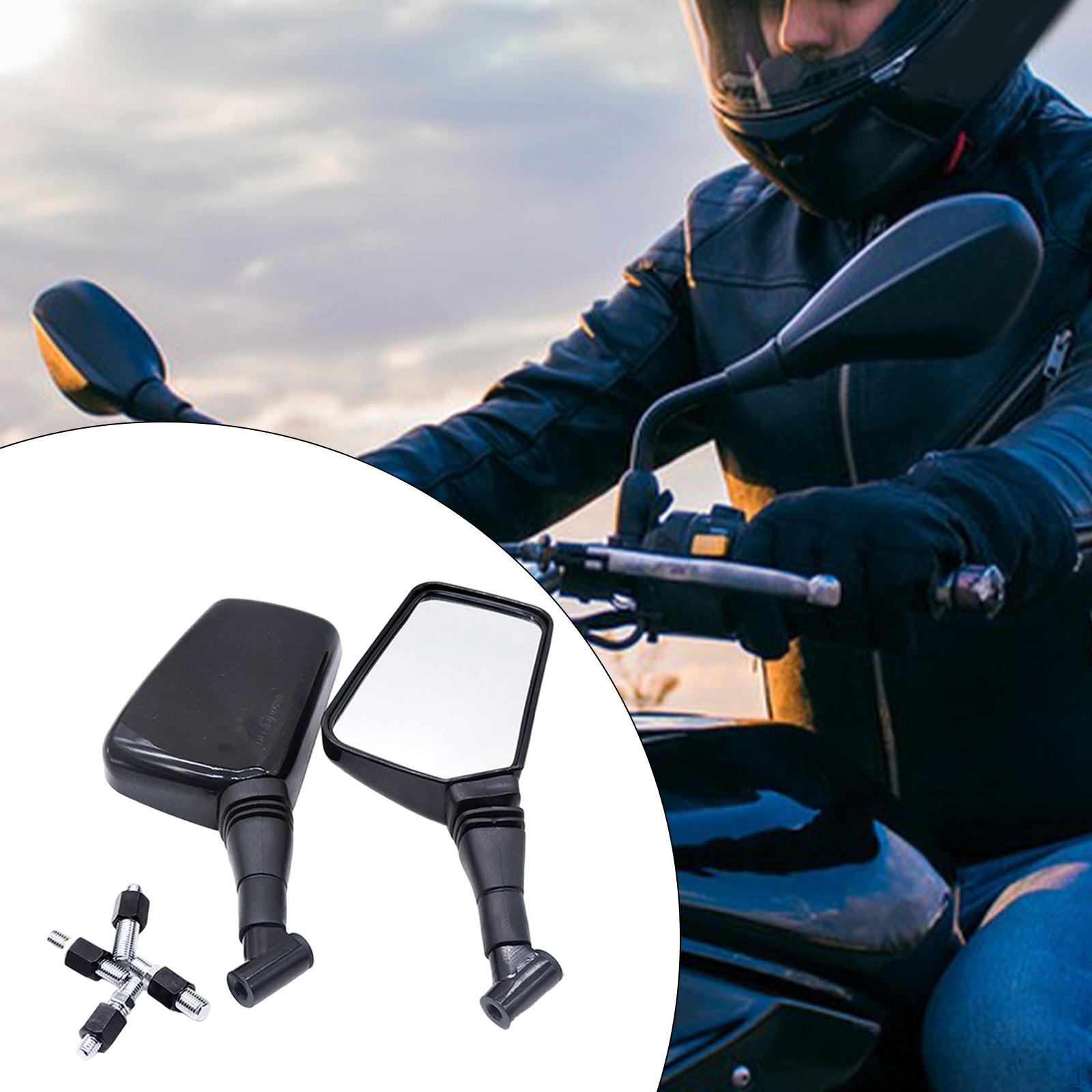 

2 шт. боковые зеркала, барная стойка, аксессуары для мотоциклов заднего вида, большое поле для чёрный