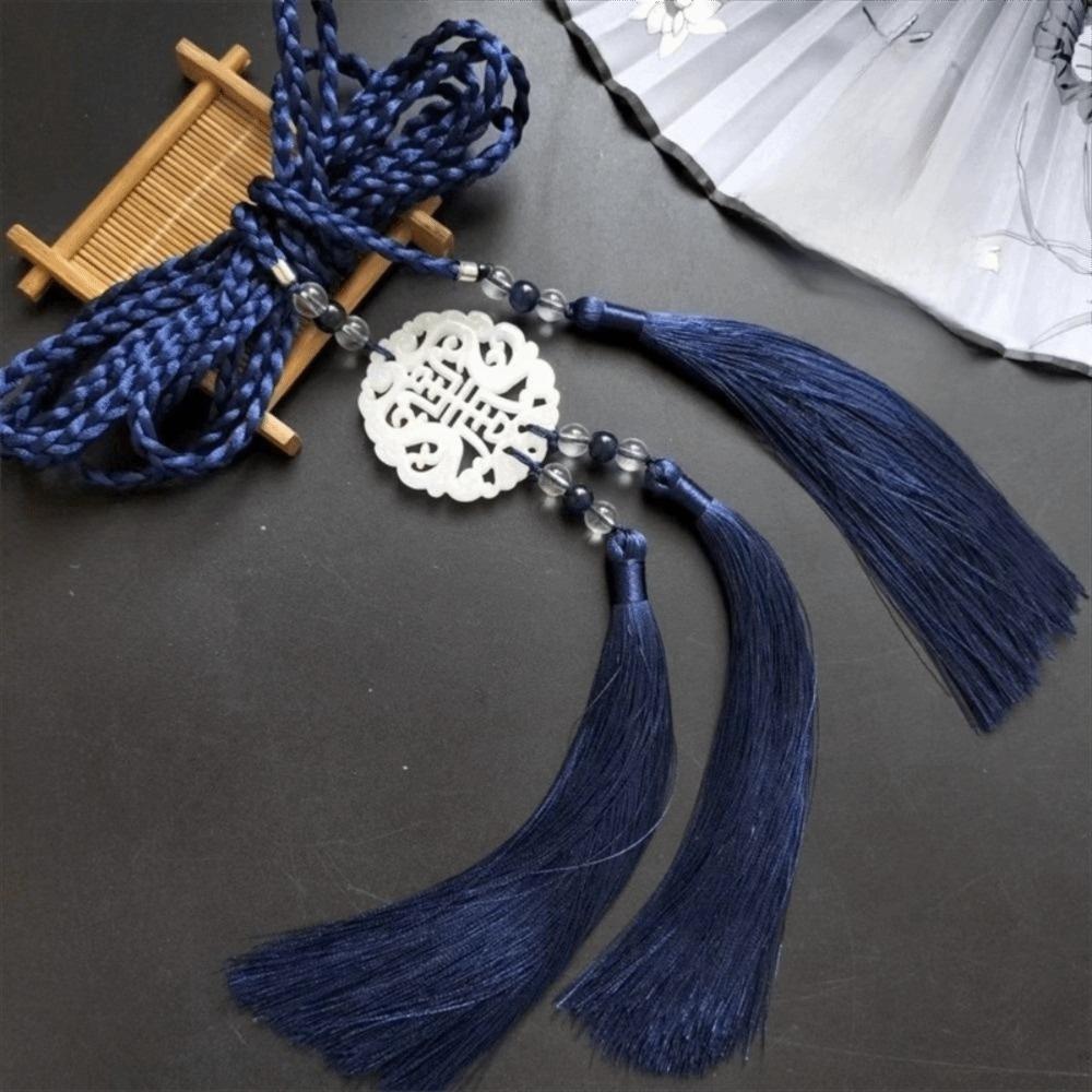 Traditional Hanfu Waist Tie Belt Chinese Style Tassel Waist Cord Braided Waist Sash  for Men Women