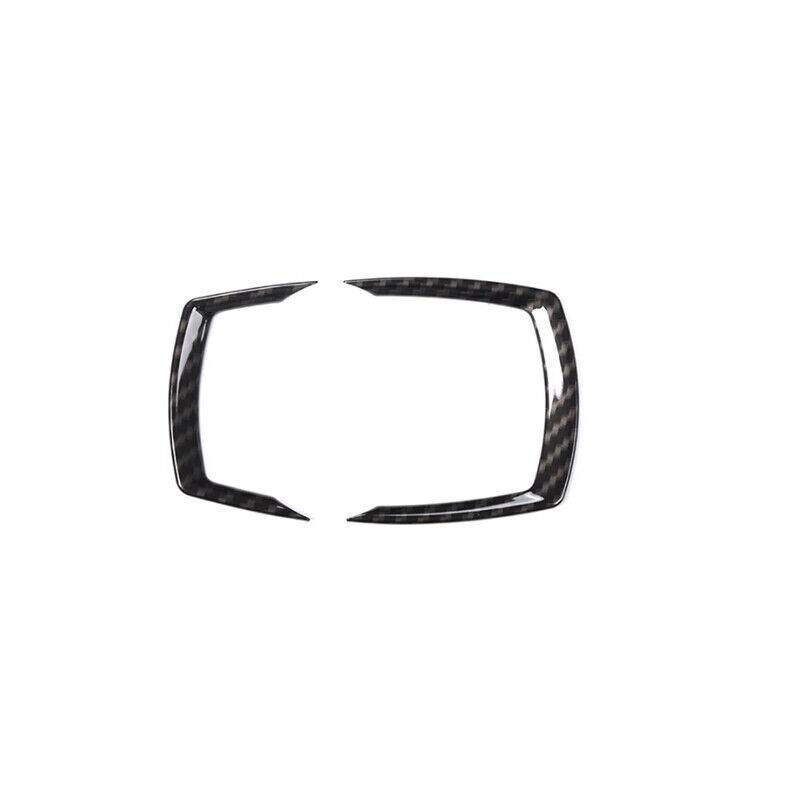 Carbon Fiber Style Console Multimedia Button Frame Decor For BMW F20 F21 F22 F23