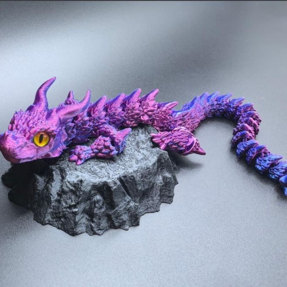 Chinese Dragon 3D Printed Dragon 3D Articulated Dragon Toys  Landscaping Decoration
