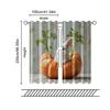 2 Pcs, Filtering Curtains (excluding Rods, Non-movable, Without Batteries) Rabbit Sleeping On Carrots for Use In Bedrooms and