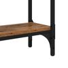 Console Table with Shelf Rustic Wood Look 75 x 22.5 x 75 cm Engineered Wood