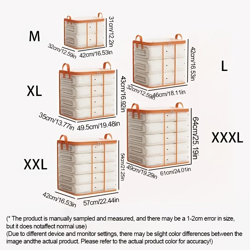 3PCS/SET Extra-Large Clear PVC Storage Bags for Back To School-Resistant, Perfect for Storing Dormitory Clothing