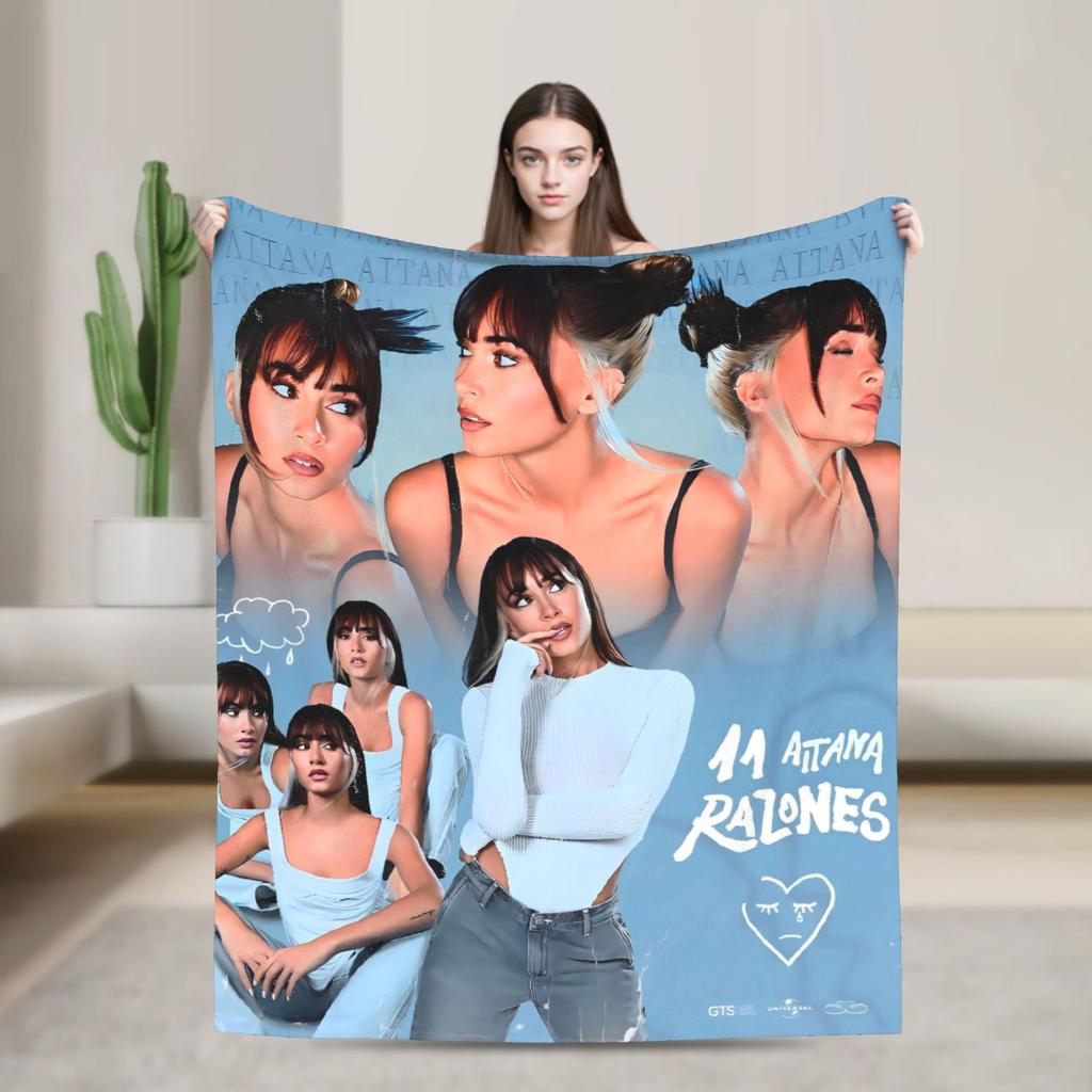 Singer Aitanaed Album Ocana Blanket  Travel Office Flannel Bedding Throws For Home Decor Warm Soft Customized Quality Bedspread