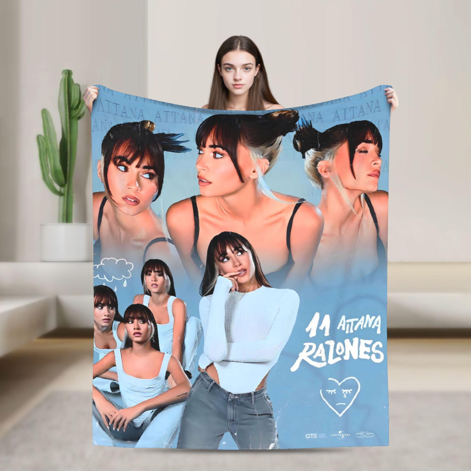 

Spanish Singer Cute Aitanaed Album Blanket Decorative Flannel Throw Blanket For Couch Chair Soft Warm Quality Bedspread Gift 75cmx90cm