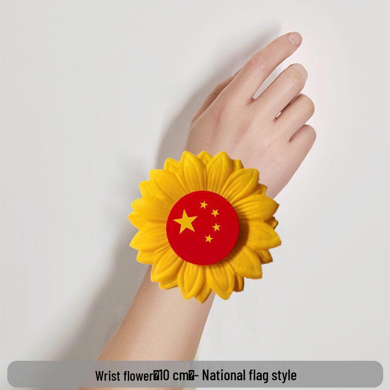 Sunflower Bracelet Corsage for Children's Sports Meet and Dance Performances