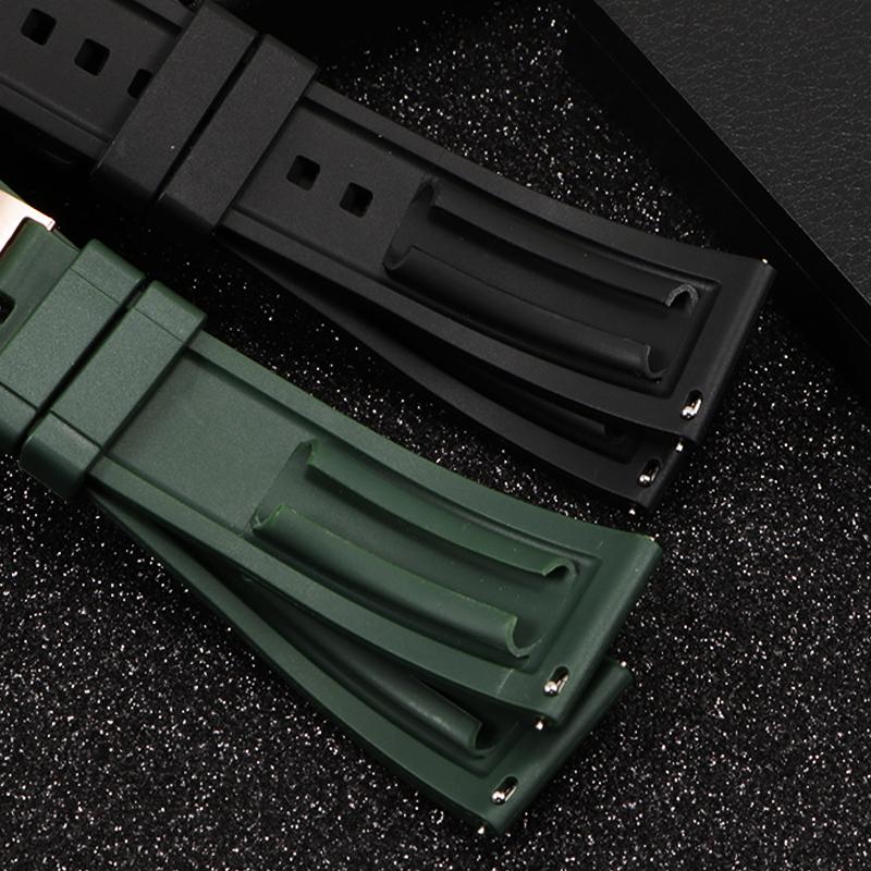 Sport silicone watchband 20m 22mm 24 For Citizen Tissot Seiko Casio green Blue orange rubber men Quick release strap Accessories
