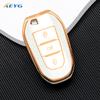 Soft TPU Car Key Case Cover Shell Fob Holder For Peugeot 308 408 508 2008 3008 4008 5008 For Citroen C4 C6 C3-XR Accessories