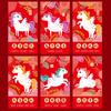 6pcs Traditional 2026 Horse Year Red Envelope Chinese Lucky Money Envelopes  Lunar Year Celebration