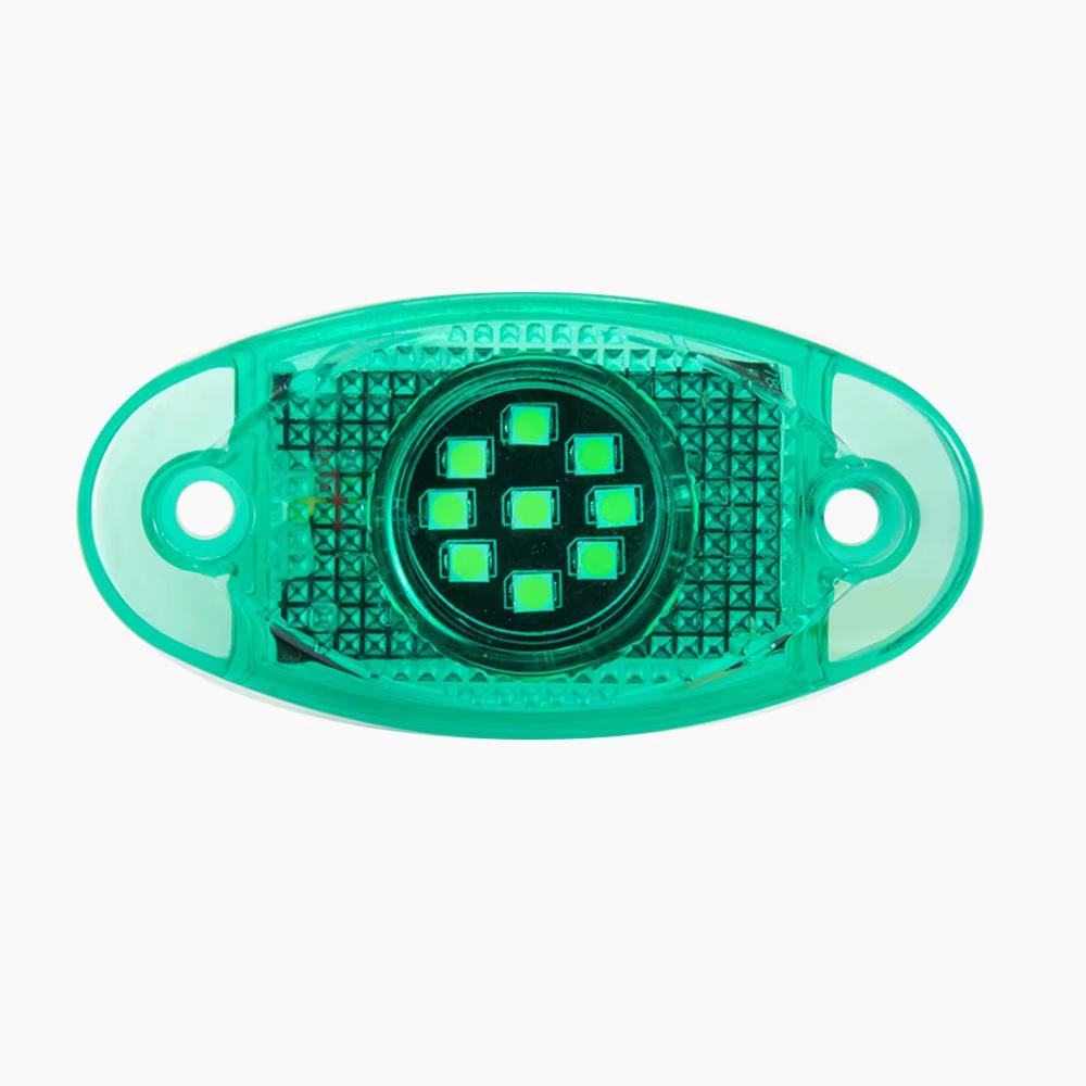 12V/24V LED Car Warning Light Strobe Light Flashing Light Truck LED Brake Lights 9 Leds Indicator Lamp Waterproof Signal Light