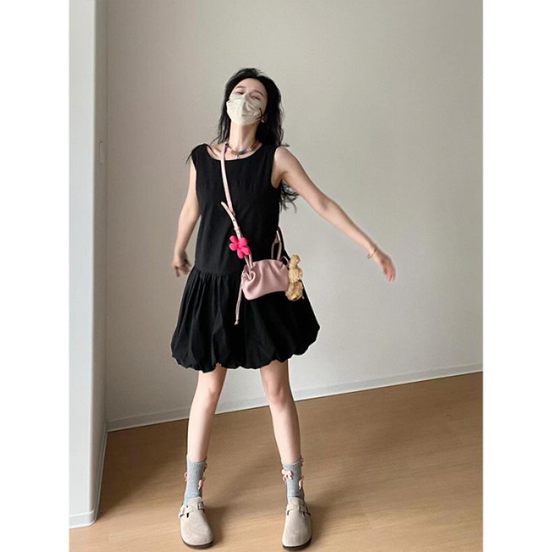 

Summer New Korean Short Skirt Bud Dress Women s Skinny Sleeveless Vest Skirt Small Man XL