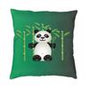 Kawaii Panda Bear Patterns Cushion Cover Sofa Home Decor Animal Cartoon Square Throw Pillow Case 45X45