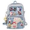 New Transparent Backpack Lightweight and Simple Middle School Students Backpack Korean Casual Large Capacity Backpack
