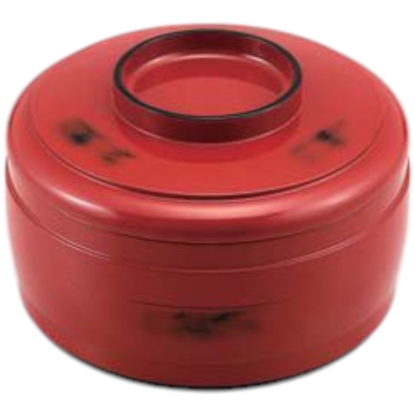 

Premium Nigiri Sushi Itomaki Negoro and Black Made in Japan J-Kitchens Plate, Maruju, (with Lid) Lacquer,