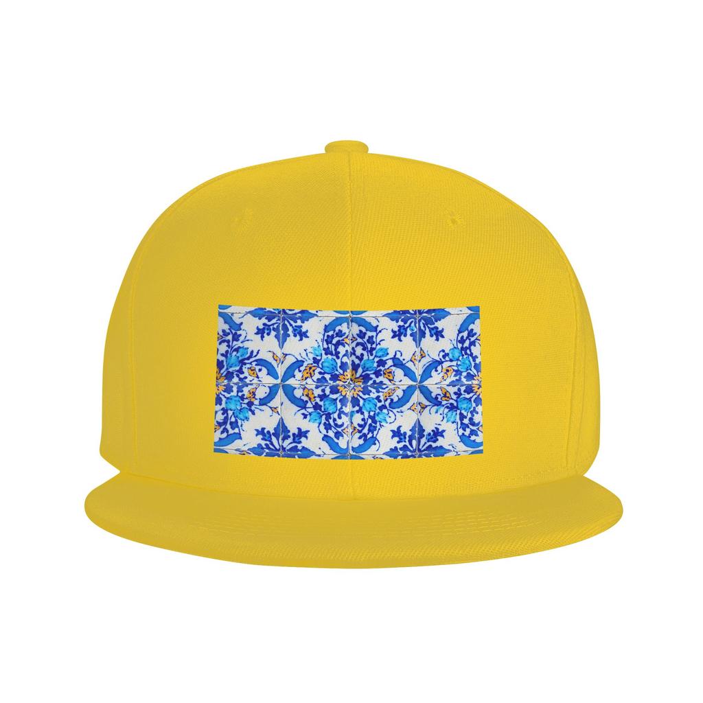 Portuguese Tile Decor Azulejo Lisboa Baseball Caps Snapback Fashion Baseball Hats Casual Casquette Outdoor for Unisexs And Womens