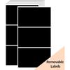 STARLIBOO Removable Colored Labels Stickers, 3X5 Inch Removable Large Label Stickers for Moving Boxes and Storage B- Waterproof- Tear Resistant