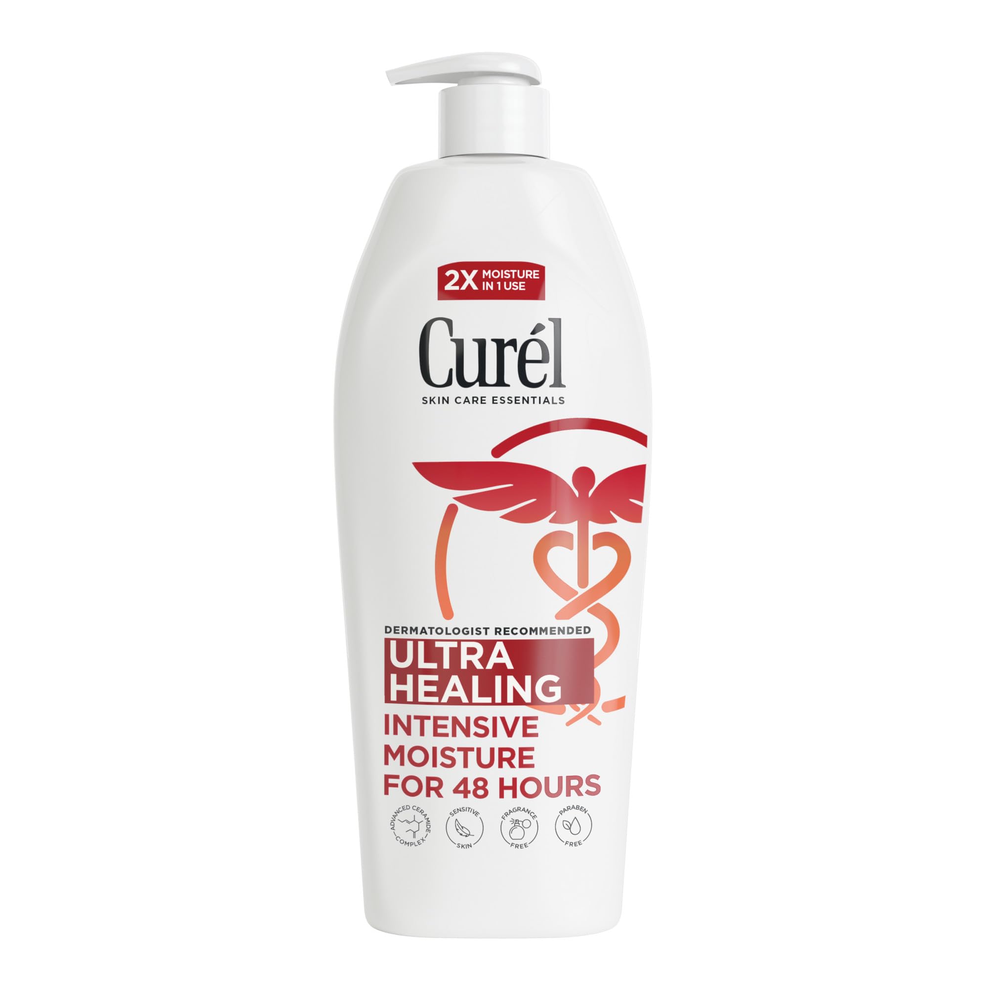 

Curel Ultra Healing 24-Hour Fragrance-Free Moisturizing Lotion for Extremely Dry Skin, 384ml (Parallel Import)