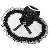 Glitter Lace Bowknot Bubble Skirt Pet Dress Clothes Puppy Costume Photo Shooting Prop