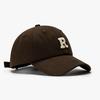 Cotton Baseball Cap For Women With Embroidered Letter Design Summer Sun Protection Casual Outdoor