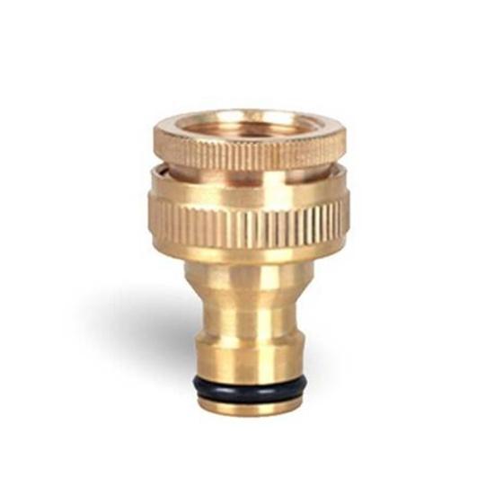 1/2 3/4inch Brass Thread Garden Faucet Hose Water Pipe Connector Fitting Adaptor