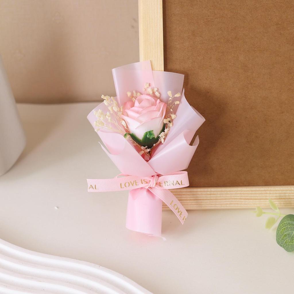 Car Bouquet Gift: Artificial Rose Soap Flowers for Girlfriend, Bestie, or Mom - Perfect for Christmas or Birthday!