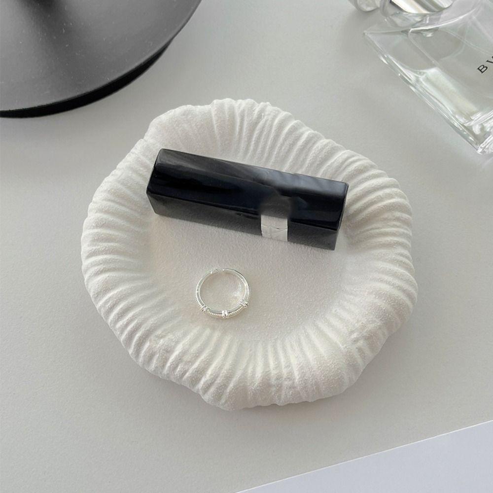 Creative Jewelry Display Rack Ceramic Storage Plate Jewelry Storage Tray  Dessert