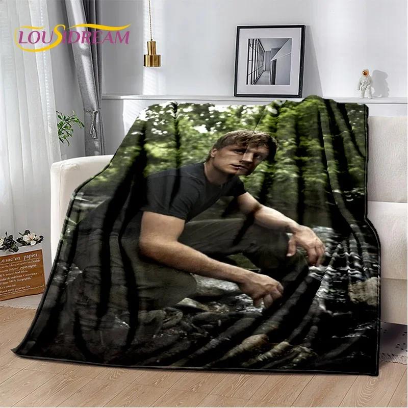 3D Handsome Josh Hutcherson Star Soft Flannel Blanket for Beds Bedroom Sofa Picnic,Throw Blanket for Cover Outdoors Leisure Gift