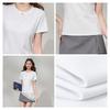 MJ STYLE Women's Round Neck T-shirt & Wide-leg Pants Set