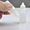 50pcs Plastic Squeezable Eye Liquid Dropper Bottles with Childproof Cap 10ML